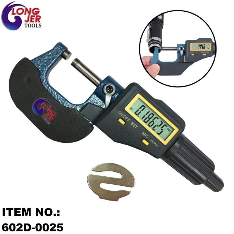 0-25mm DIGITAL ELECTRONIC MICROMETER FOR MEASURING TOOLS